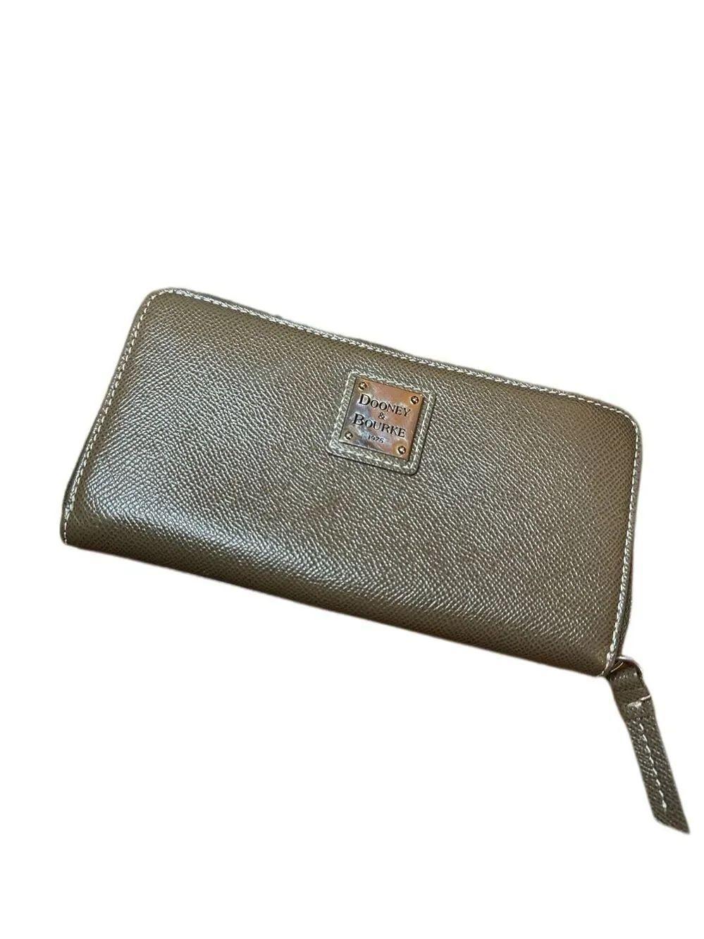 Dooney & Bourke Pebbled Leather Zip Around Wallet